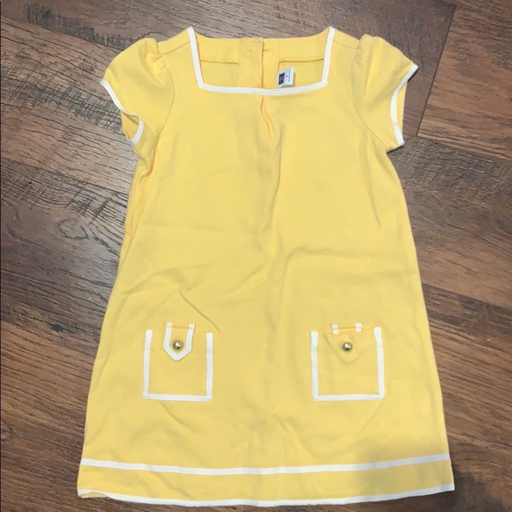 Yellow Janie and Jack girls dress- size 3